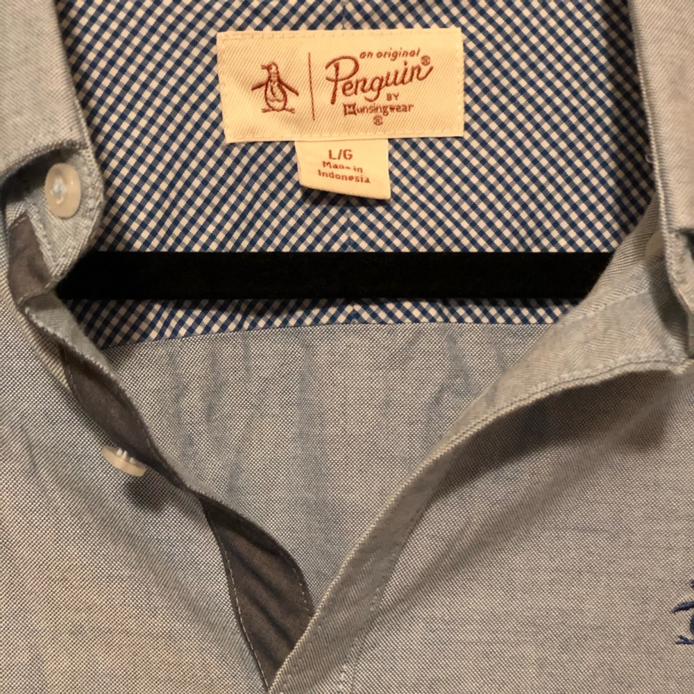 Original Penguin Button Down (Blue) L - image 3